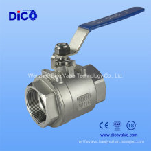 2PC High Pressure Ball Valve with Ce Certificate